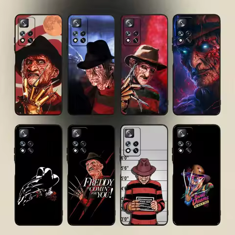 F-Freddy Horror K-Krueger Phone Case For Samsung Galaxy A20,A21s,A22,A31,A32,A52,A53,A72,73,A80,A91 Soft Black Cover