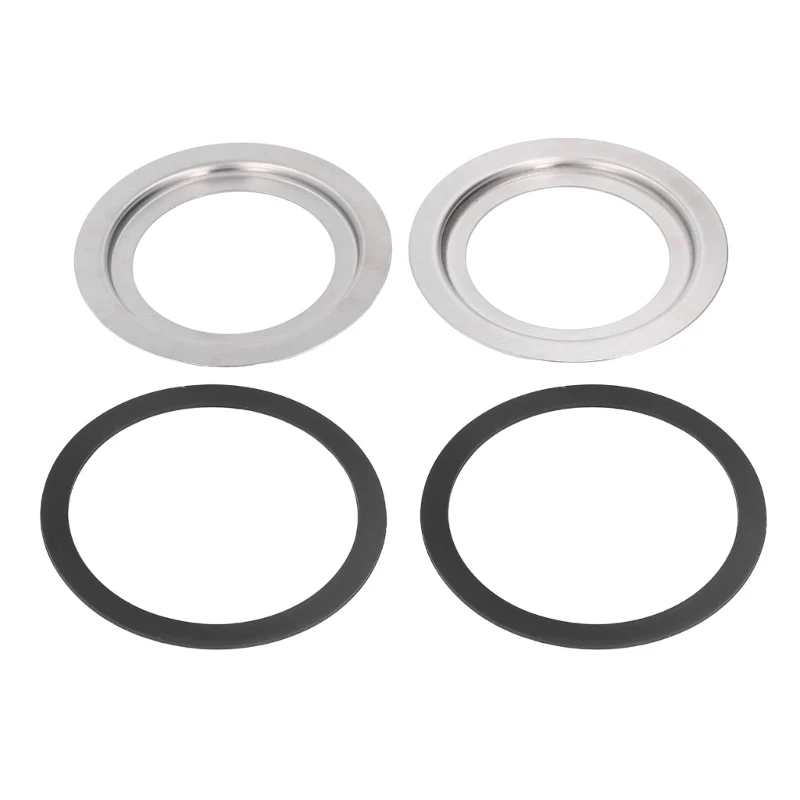 J2HB 2Pcs Thickened Steel Disposal Unit Adapter with Not Leak Gaskets for Garbages