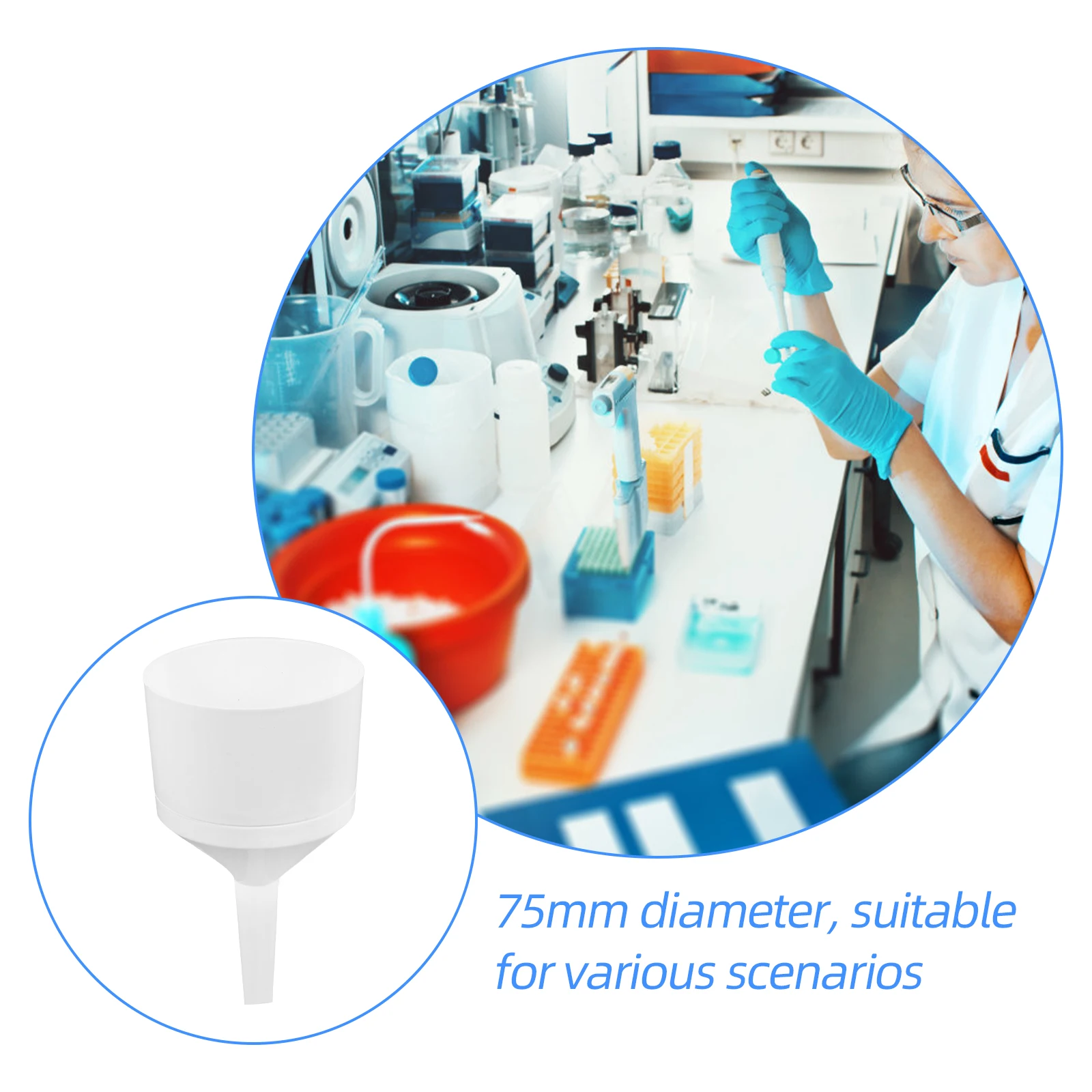 Plastic Filter Funnel For Use Buchner Funnel With Stand Small Funnel Filling Bottles Kitchen Funnel Set Educational beer funnel