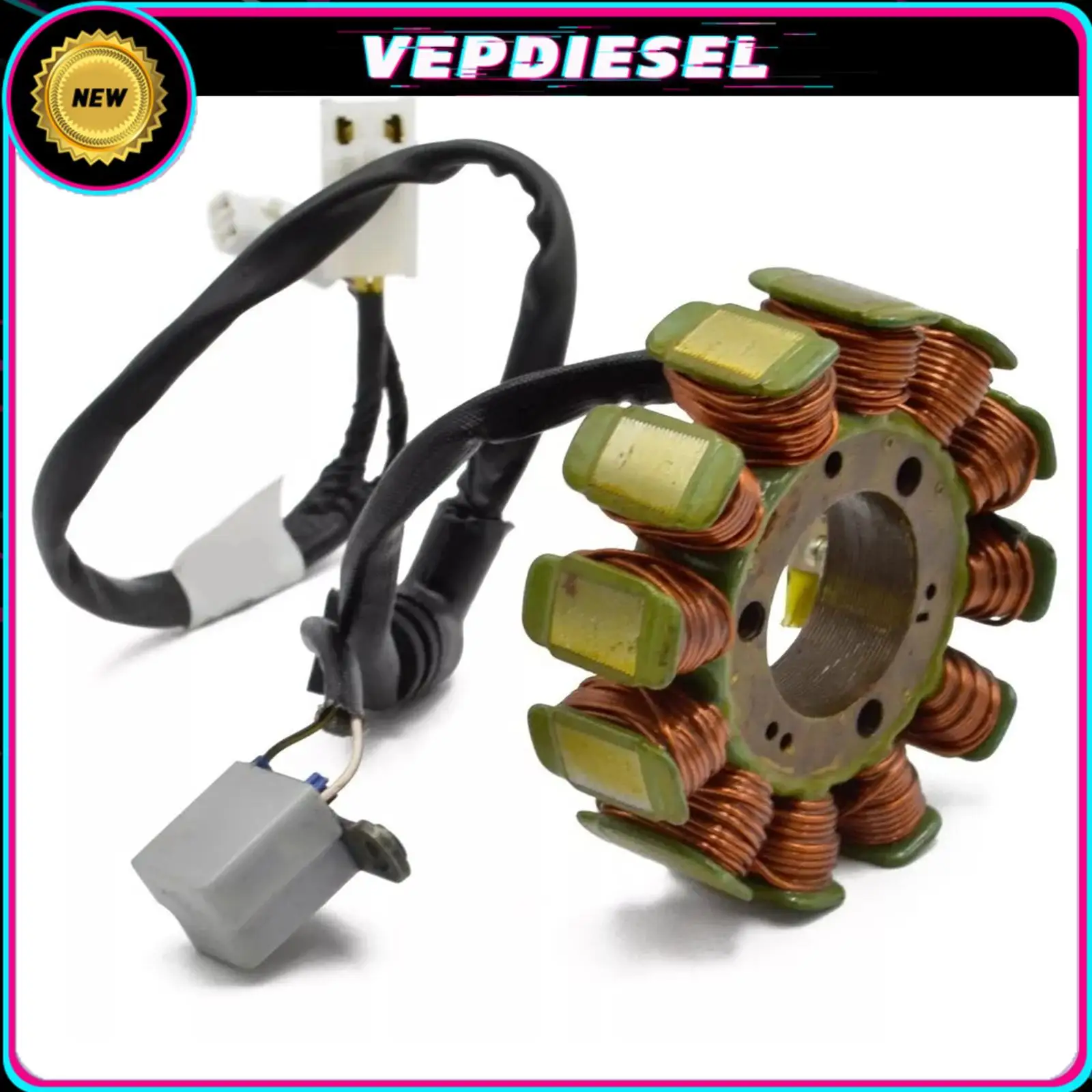 

Stator Coil Metal Generator Stator Coil Assembly Kit For Bajaj Pulsar AS200 NS200 2017 -2023 Motorcycle Ignition Accessories