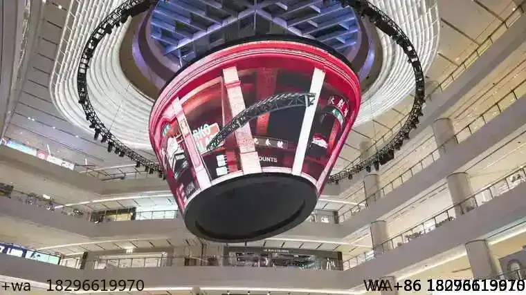 LED Ball Screen Wireless Controlled Phone/PC for Sports Arena Live Broadcasts