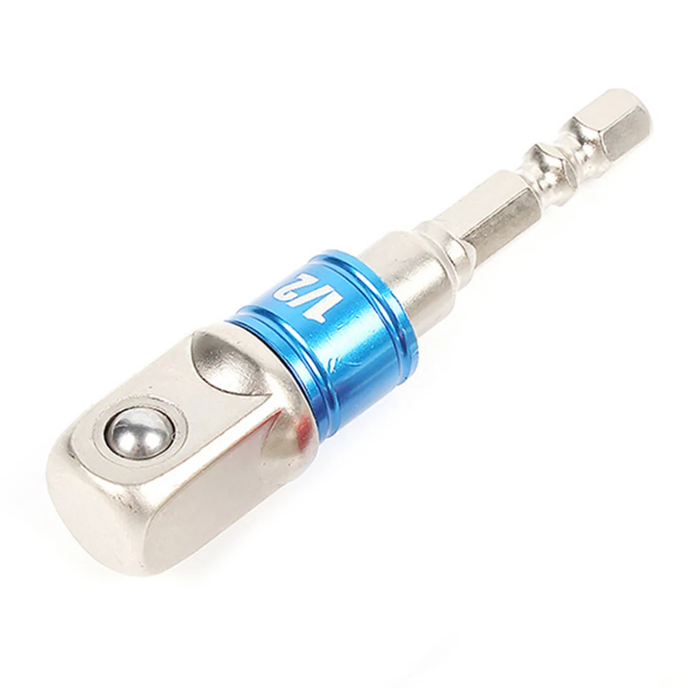 Power Tools Socket Adapater 1/2 1/4 Nickel Plating Spring Ball Lock Chrome Vanadium Steel For Hand Held Driver