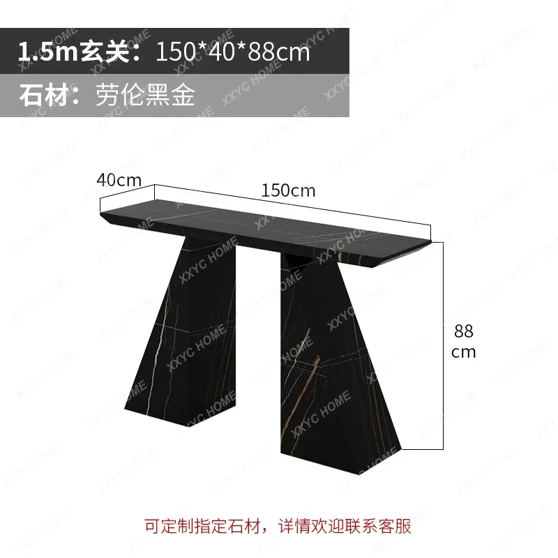 A  Imported High-end Atmospheric Luxury Stone Italian Style Strip Entry Entrance Platform Light Luxury Modern, Natural Marble