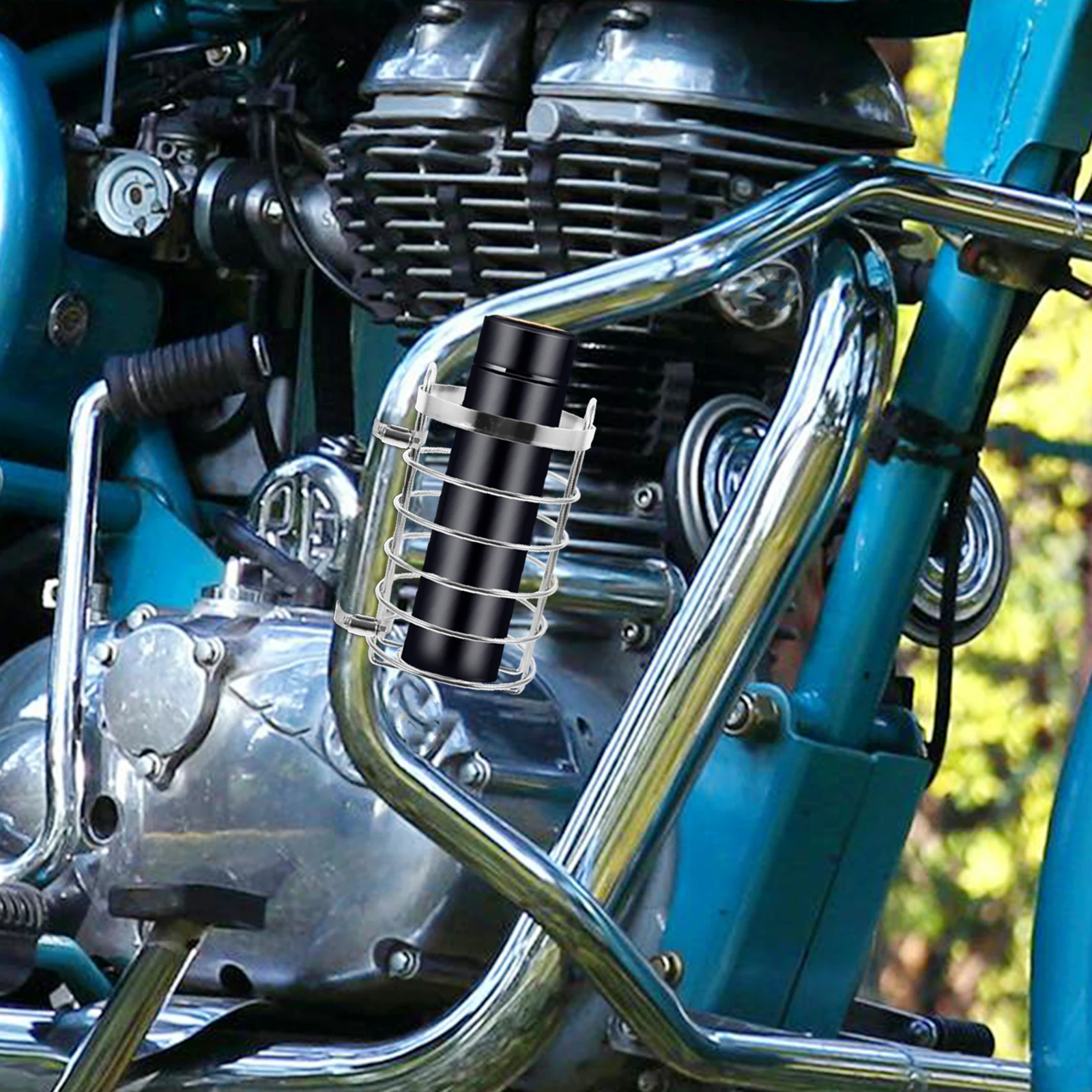 

1 set 1 Set Of Bike Water Bottle Holder Sturdy Cup Cage For Mountain Road Bikes Scratch Resistant Smooth Curve Outdoor Bicycle