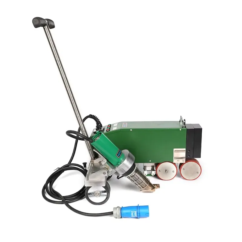 High Frequency PVC Fabric Welding  Automatic Banner Tarpaulin Welder for TPO PVC Waterproof Membrane Seam Processing