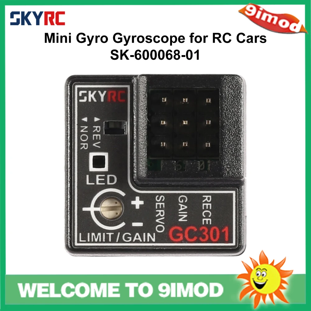 

SKYRC GC301 4-8.4V Mini Gyro Sensor Gyroscope for wltoys k969 RC Car Steering Output Corrective Integrated Compact