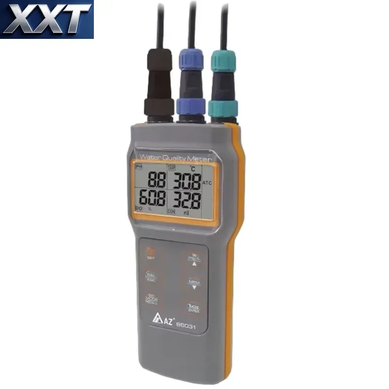XXT 86031 Handheld IP67 Water Quality Tester PH/Conductivity/TDS/Salinity/Dissolved Meter for Laboratory and Field Use