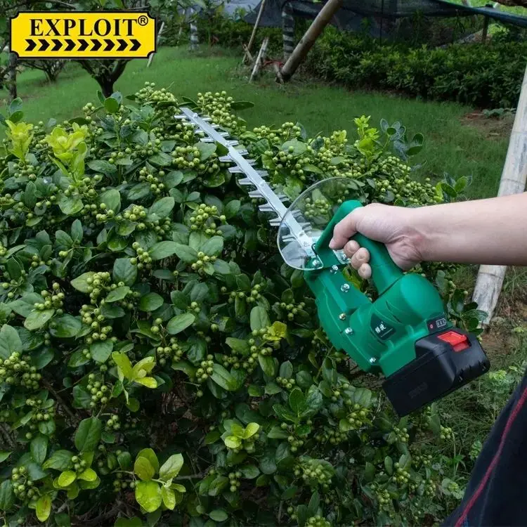 

Multi-tool Custom Battery Powered Brushed Metal Blade 1300r/min Garden Manual 21V Lithium Battery Operated Power Hedge Trimmer