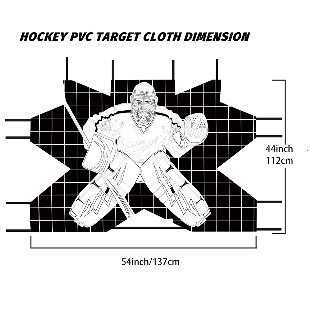 

Hockey Goalie Shooting Target Street Hockey Net Goalie Target Hockey Goal Practice Target for All Skill Levels