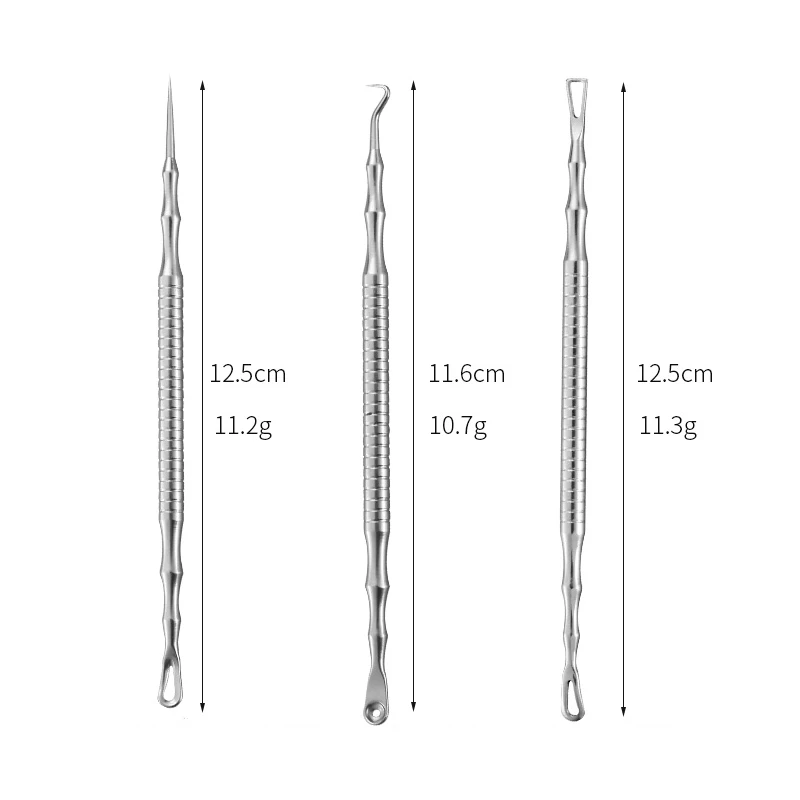 Blackhead Acne Remover Set Beauty Needle Acne Needle Pimple Pin Stainless Steel Pimple Needle Fat Grains Acne Removal Tools