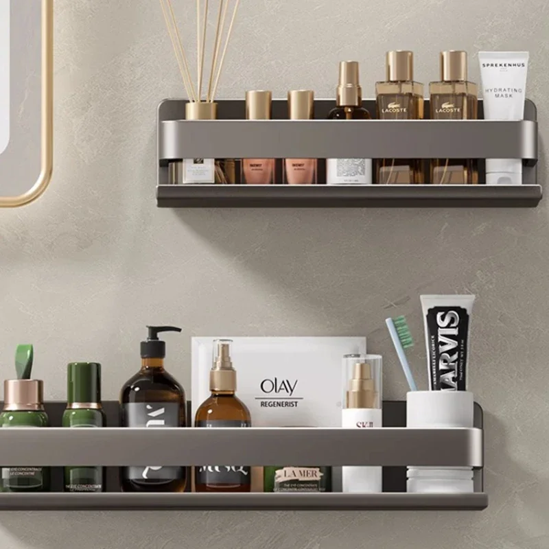 Storage Shelves Modern Bathroom Furniture Luxury Tools Accessories Shower Hanging Karta Kualkita Multifunction Hogar Home