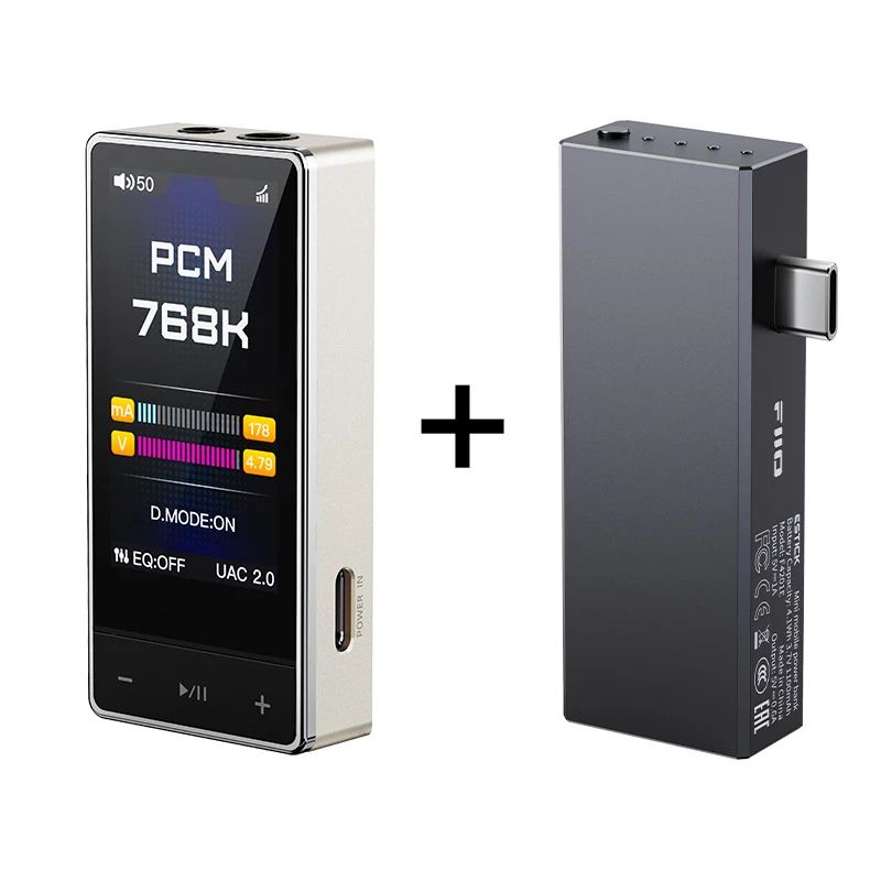 FiiO QX13 HIFI Portable Headphone Amplifier AMP Hi-res Desk TOP-grade ES9027PRO DSD512 PCM768K 900WM Decoder USB DAC Accessories