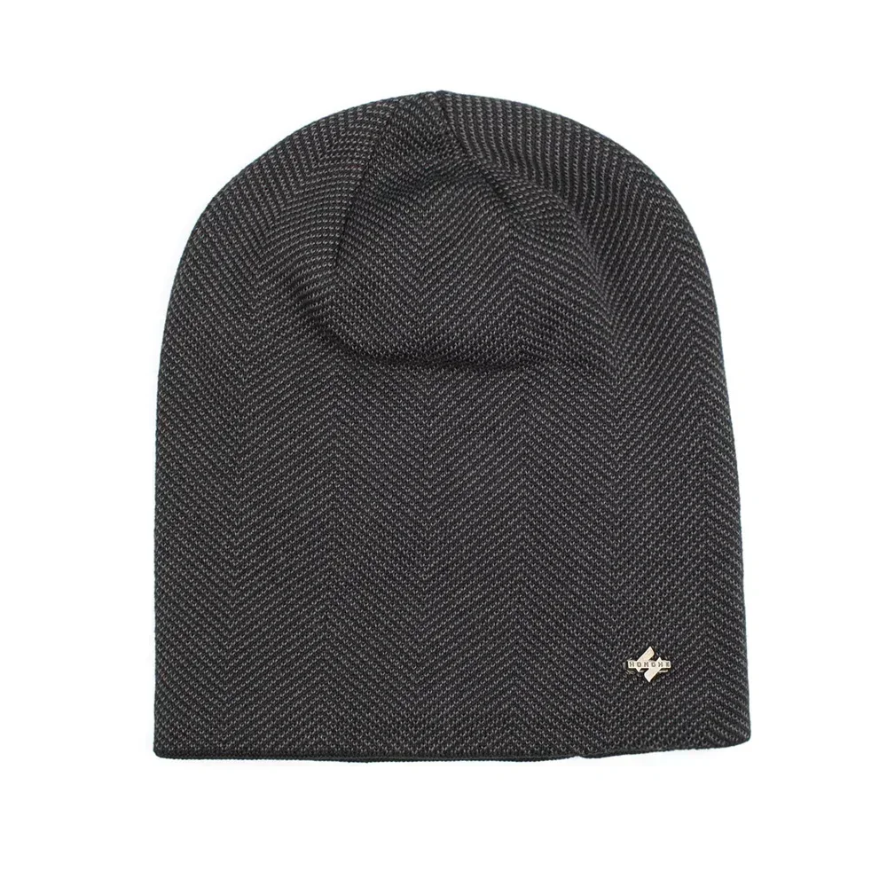 2024 Thick HONGHE Beanies for Women Men Casual Knit Skull Cap Soft Stretch Cable Knitted Hat Outdoor Fashion Warm Stocking Hats