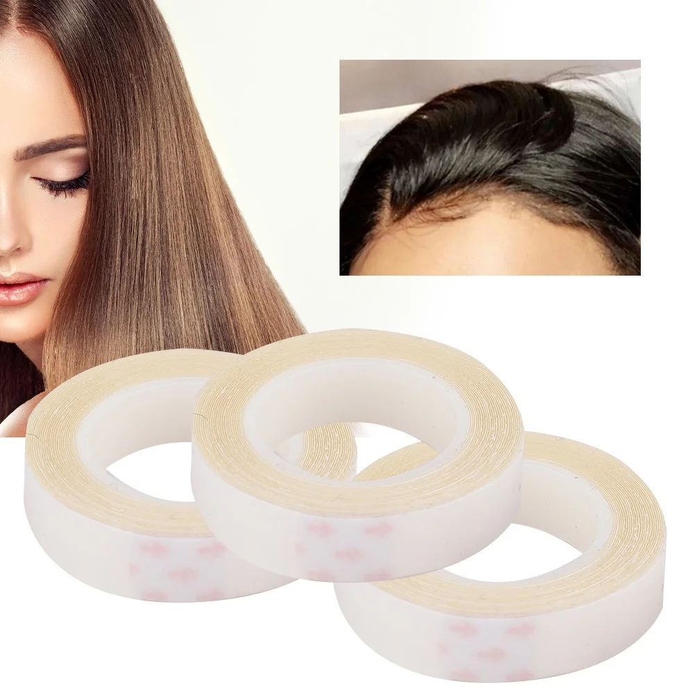 3pcs 300cm x 1cm Hair Extension Adhesive Long Lasting  Double Sided Wig Tape view 5