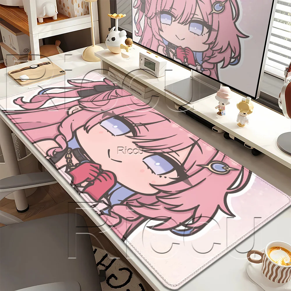Gaming-Mauspad Wuthering Waves Denia Kawaii Anime Girl Esports Tastatur Bürozubehör Mauspad Gummi HD-Druck Schreibtischunterlage