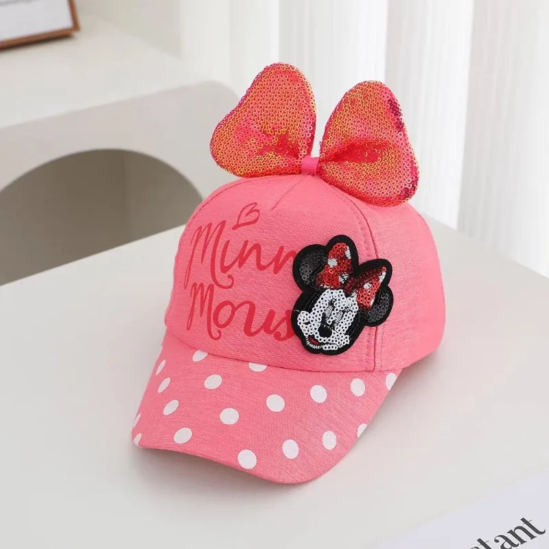 

Children's Hat Girls Spring and Autumn Girls Baseball Hat Girls Baby Cap Cute Mickey Fashion Foreign Shade