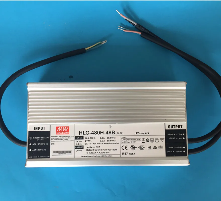 

Original Meanwell LED driver H-L-G-480H-48B or AB