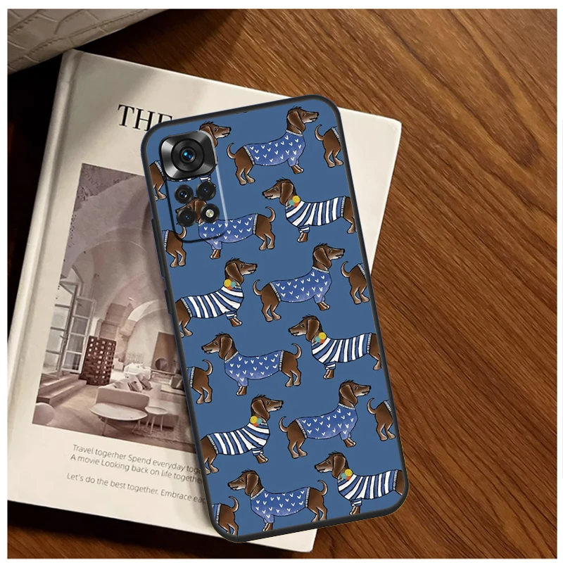 Dachshund Teckel Dackel Dog Case For Xiaomi Redmi 12 12C 13C 10C 9C Redmi Note 13 12 9 10 11 Pro 9S 10S 11S 12S Cover