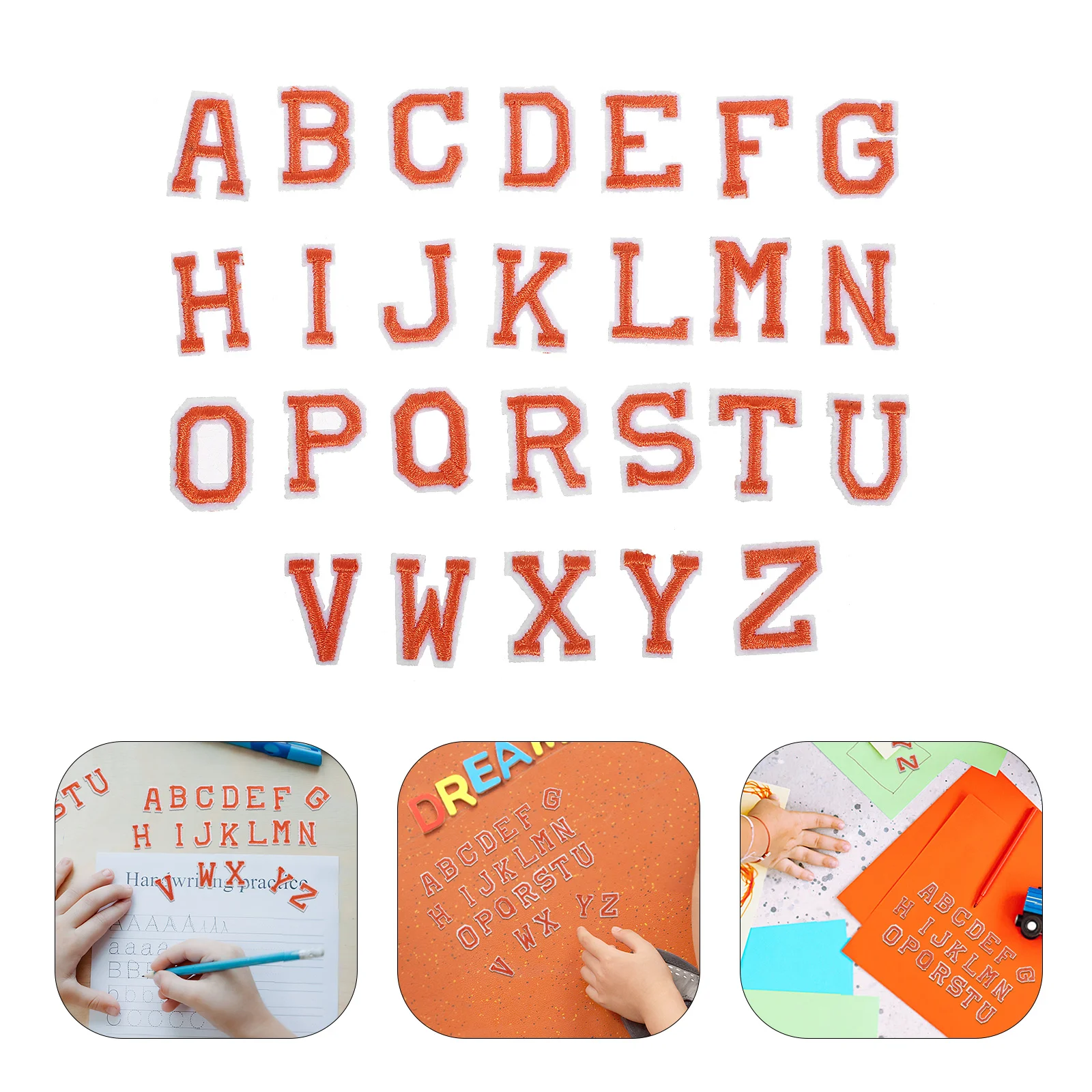 

3 set Felt Alphabet A- Educational Kids Thickened Vivid Colors Small Size For Home School Travel Activities
