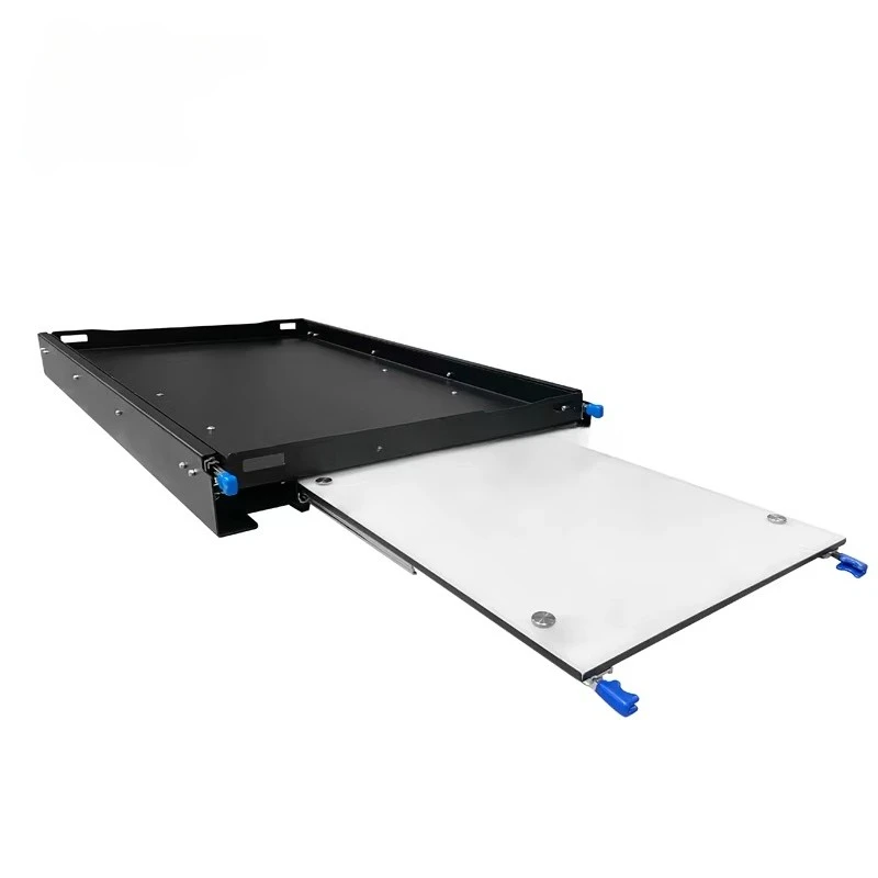 For Oem Odm Slide 4X4 Drop Fridge Slider Outdoor Camping Large Capacity 75L Refrigerator Fittable Cargo Sliding Tray With Table
