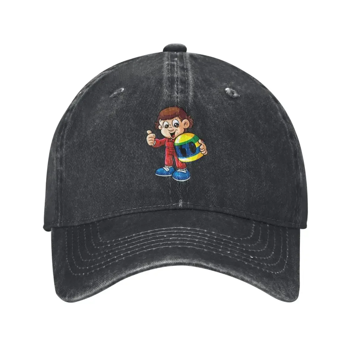 senninha-ayrton-senna-bones-de-beisebol-masculinos-e-femininos-bones-jeans-desgastados-chapeu-retro-treinos-ao-ar-livre-bone-snapback