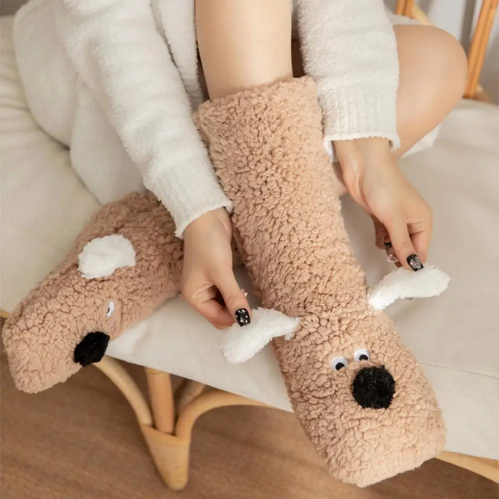 Floor Socks Adult Sleep Winter Snow Socks Home Confinement Leg Cover Carpet Slippers Socks Women