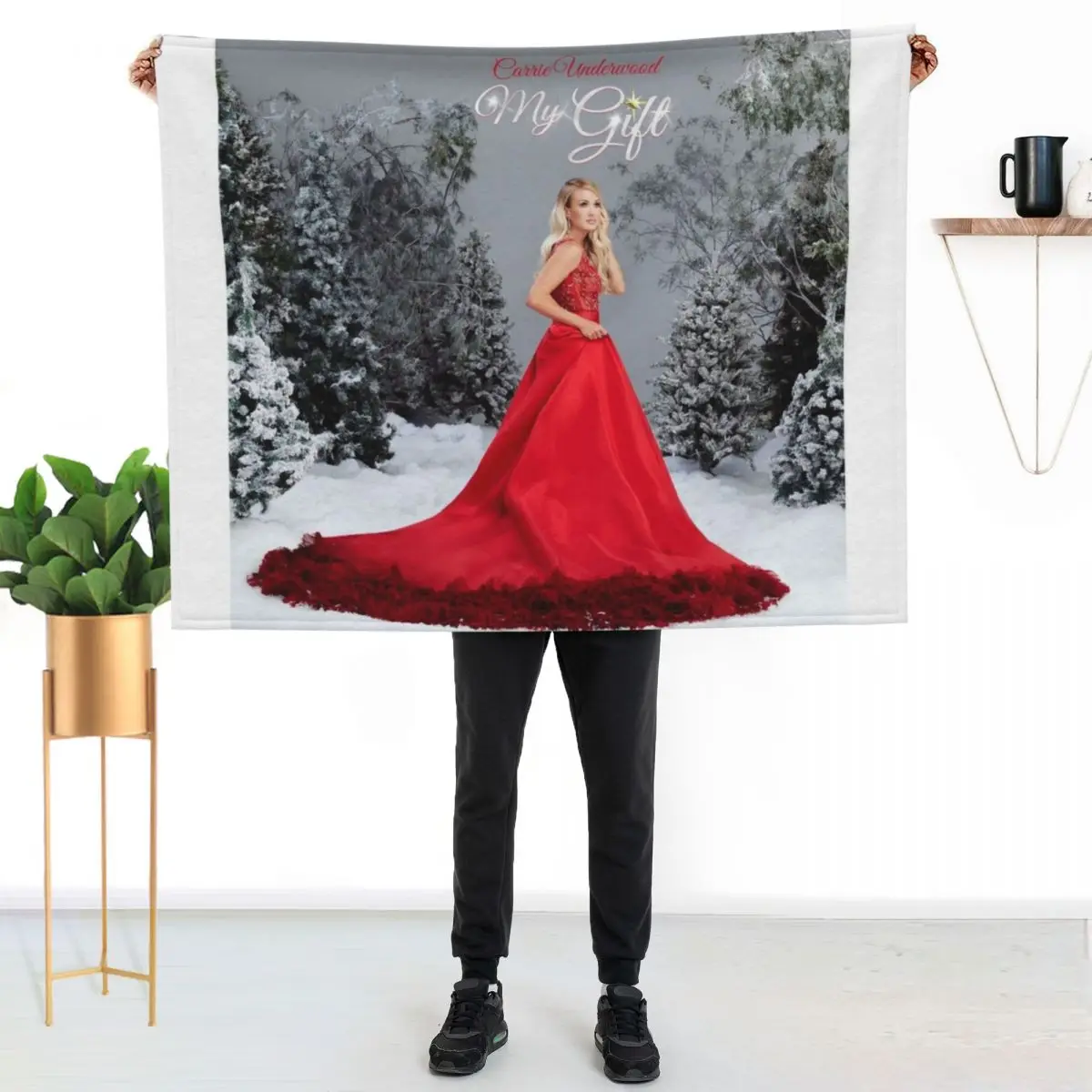 Carrie Underwood My Gift Throw Blanket Comforter blankets and throws Travel Personalized Gift Plush Luxury Brand Blankets
