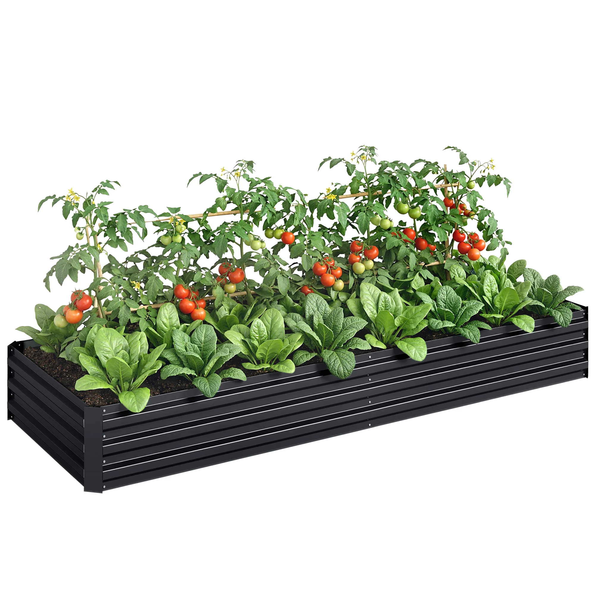 Оцинкованный приподнятый метал – обзор и цена Raised Bed Planter Box