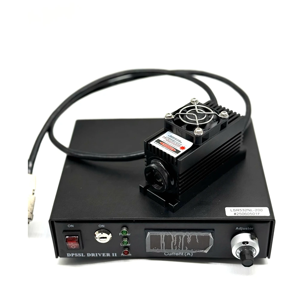 TEC Cooling 405nm Purple Lab / Reserch 100 ~ 500MW  Laser Module + Adjustable Power Supply