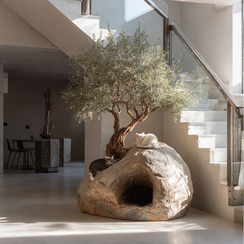 Large Internet celebrity cat climbing frame cat nest tree house