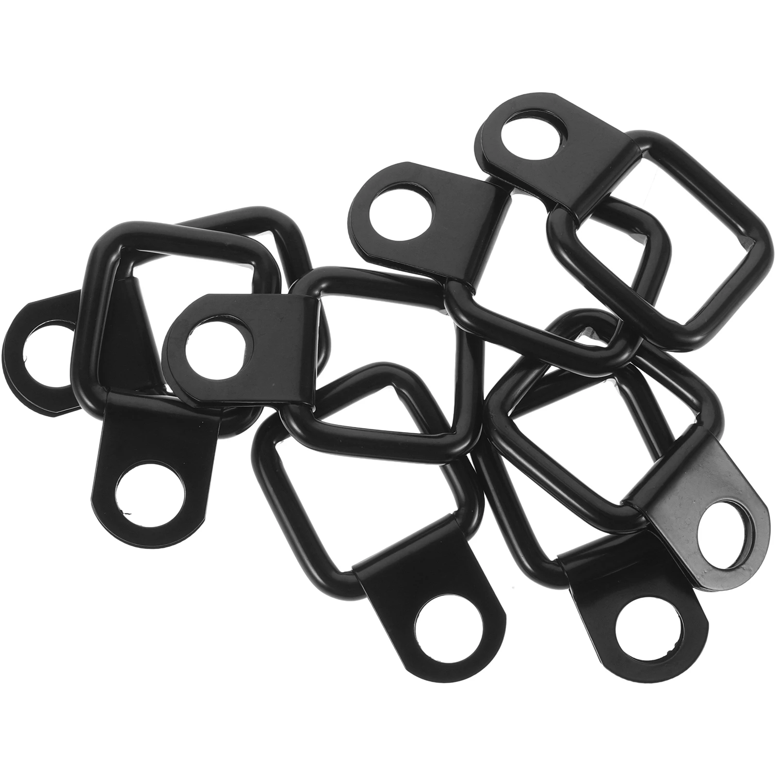 

8pcs Top Cover D Rings Heavy Duty Trailer Tie Down Tie Down D Rings Anchors Metal Buckle RV Accessories Car Trunk Hooks
