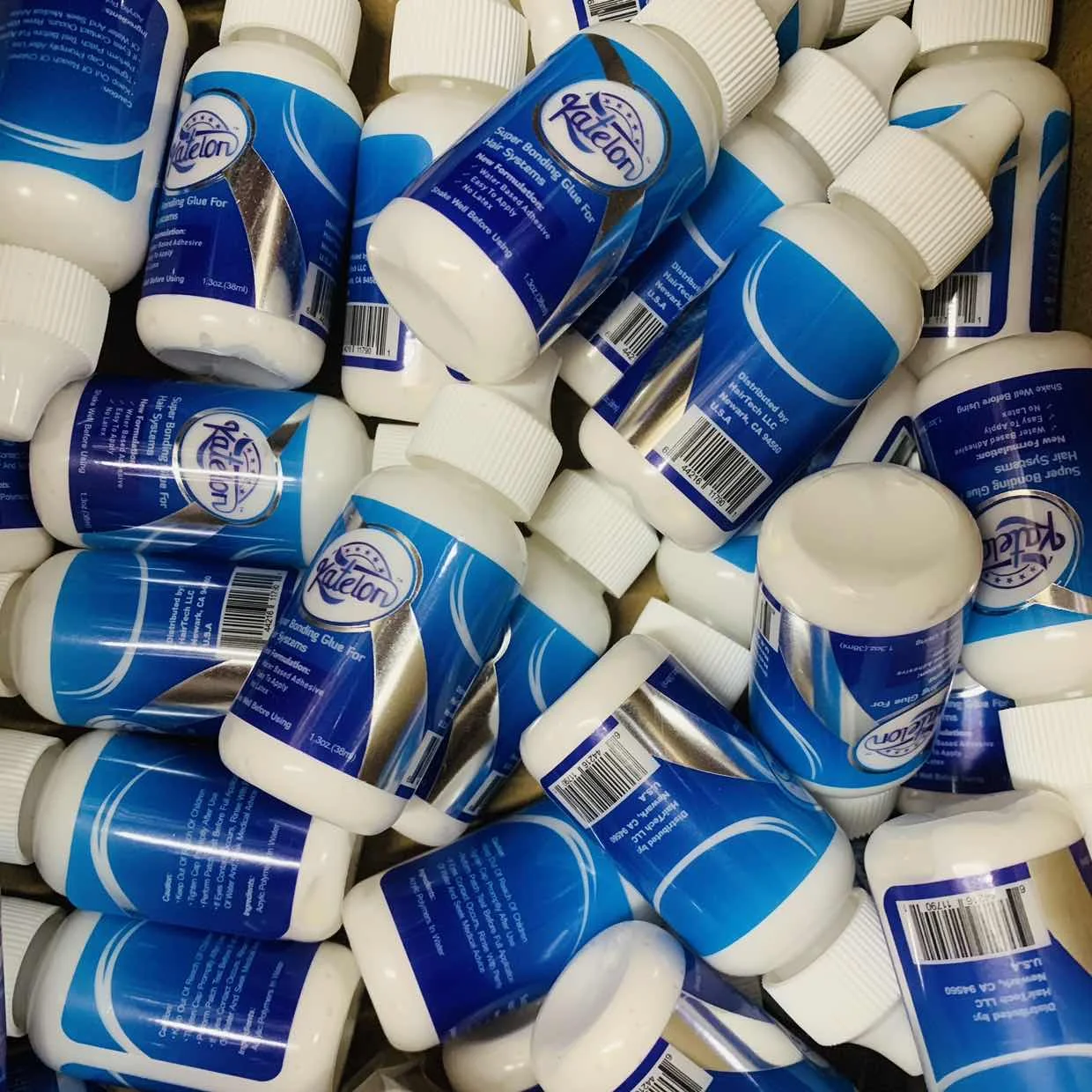 Weißer Perückenkleber für Spitzenfront, wasserdichter Spitzenperückenkleber, unsichtbare Klebstoffe, Katelon-Haarkleber für Spitzenperücken und Toupet, 38 ml – Detail 7