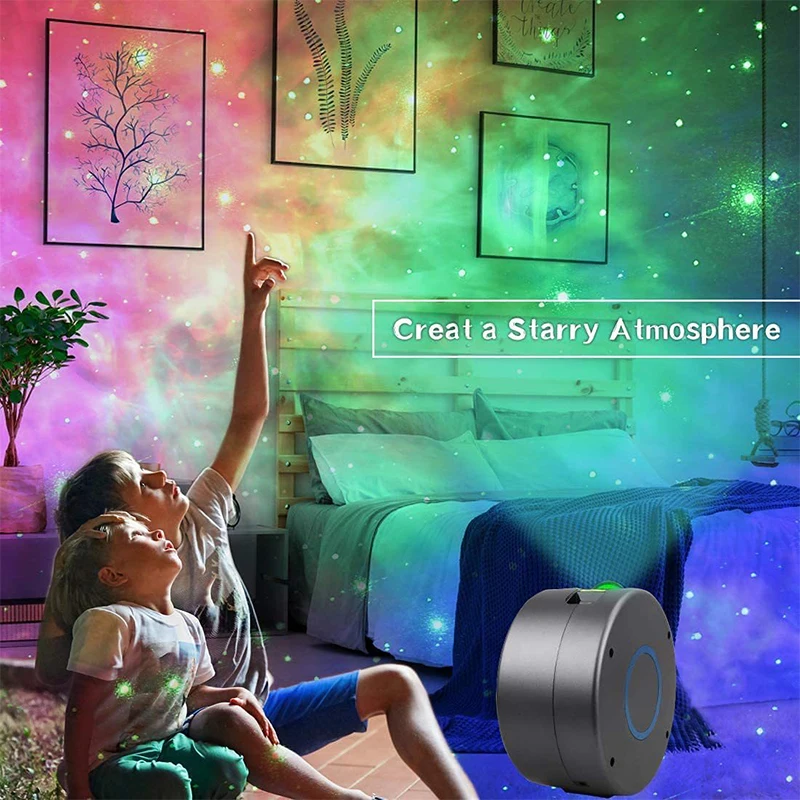 Star projection light dream star night light remote control projection atmosphere colorful 3D visual laser