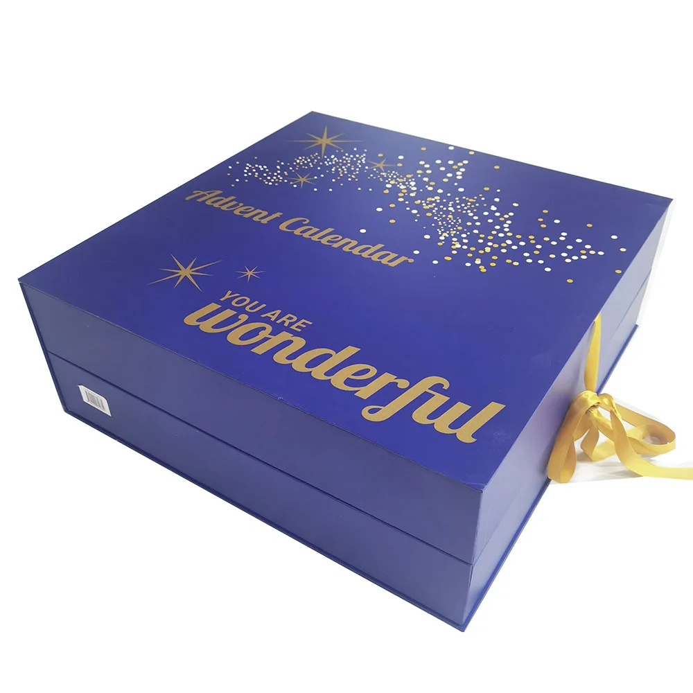 2025.Luxury Customized Advent Calendar Cosmetic Packaging Rigid Large Big Cardboard Gift Box for Present - Image 4