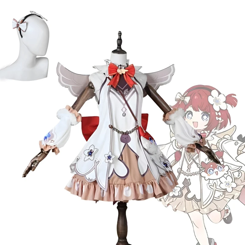 Game Honkai Star Rail Tribbie Cosplay Costume Tribbie Costume Women Dress Uniform Halloween Party Comic‑Con Role‑Play Suit