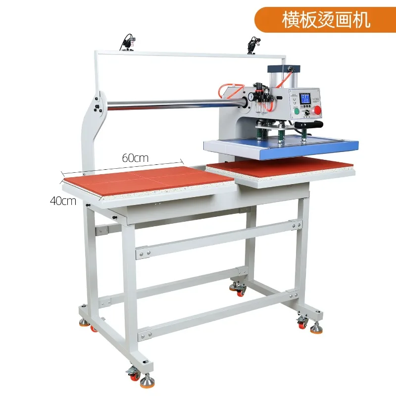 Profsional Pneumatic Top-Sliding Double-Platform Hot Prs with Positioning
