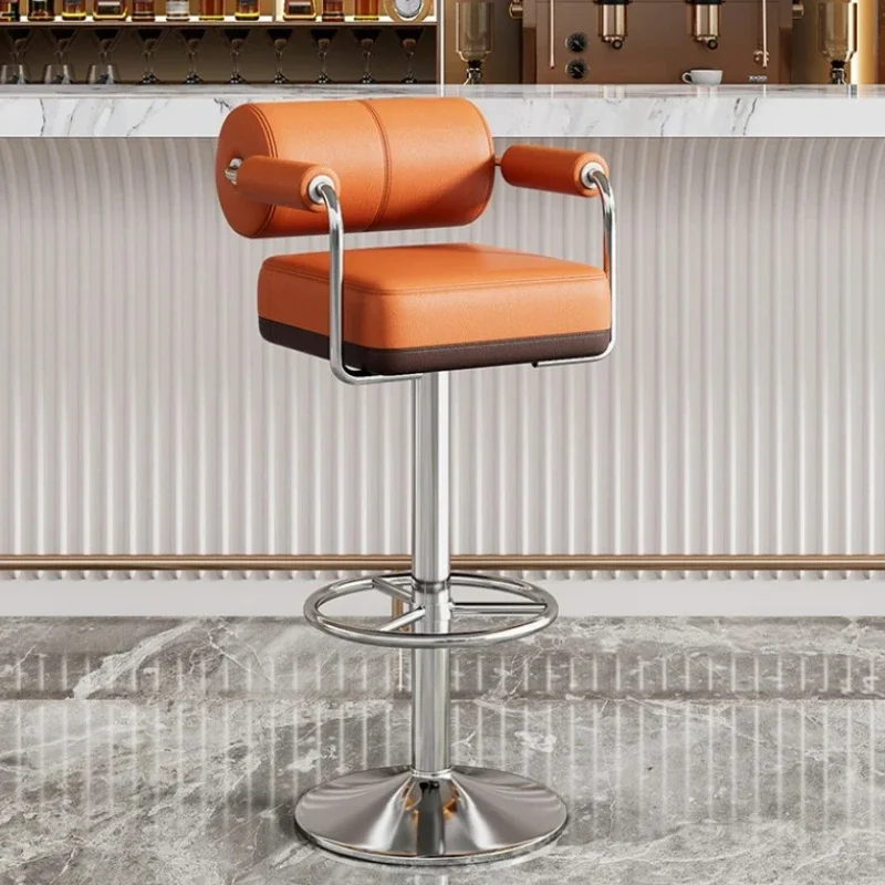 

Lounge Modern Bar Chairs Salon Adjustable Living Room Design Bar Stools Metal Minimalist Sillas Altas Para Barra Home Furniture