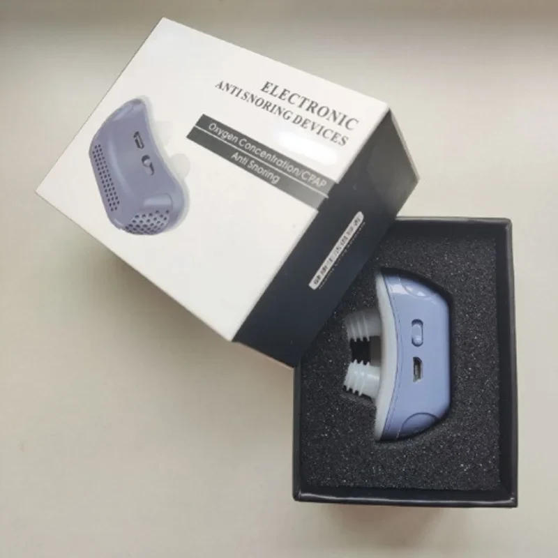 

EMS Pulse Smart Anti Snoring Device Snoring Stop Effective Solution Snore Sleep Aid Portable Noise Reduction Muscle Stimulator