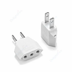 US Plug Adapter EU To US Travel Adapter Euro Europea To American China Power Adapter 2Pin Plug Type A Converter Socket Adaptor