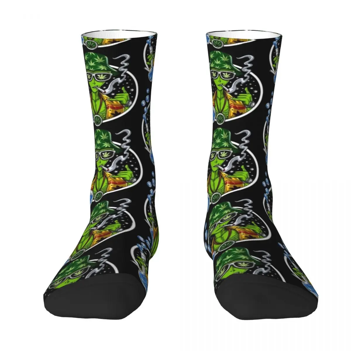 

Weed Alien Stoner Socks sports stockings winter gifts Men's Socks Luxury Women's