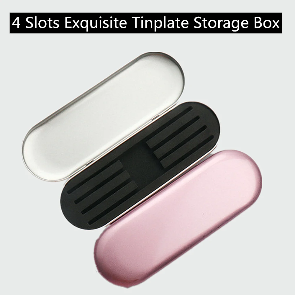 1 Piece Portable Eyelash Tweezer Storage Box Lash Tweezers Case Makeup Bag Protective Brushes Pencil Eyeliner Case Organizer