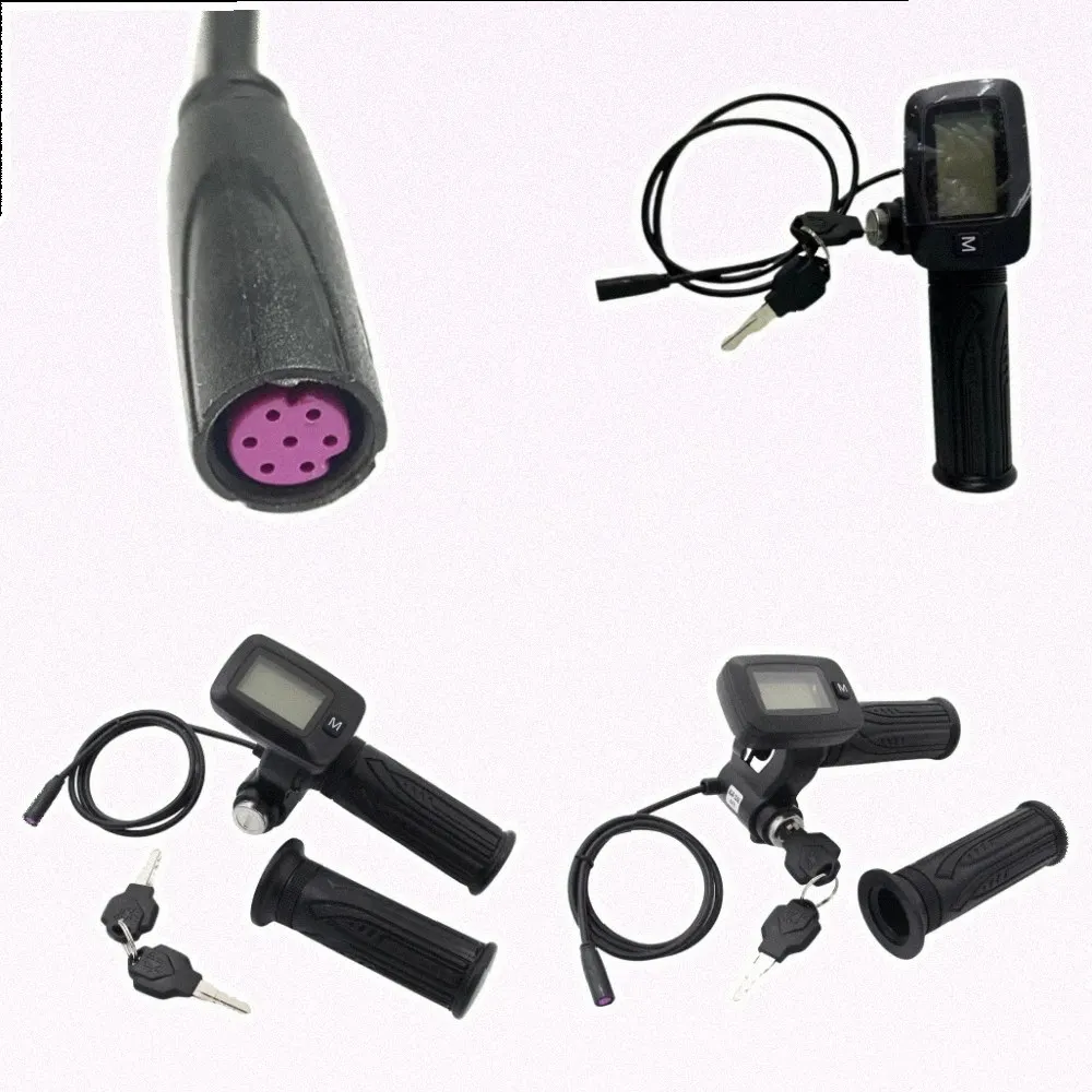 Electric Bicycle Controller Throttle Grip With M Key For For Tuttio For For Soleil 01 Constant Handlebar Lever Scooter Parts