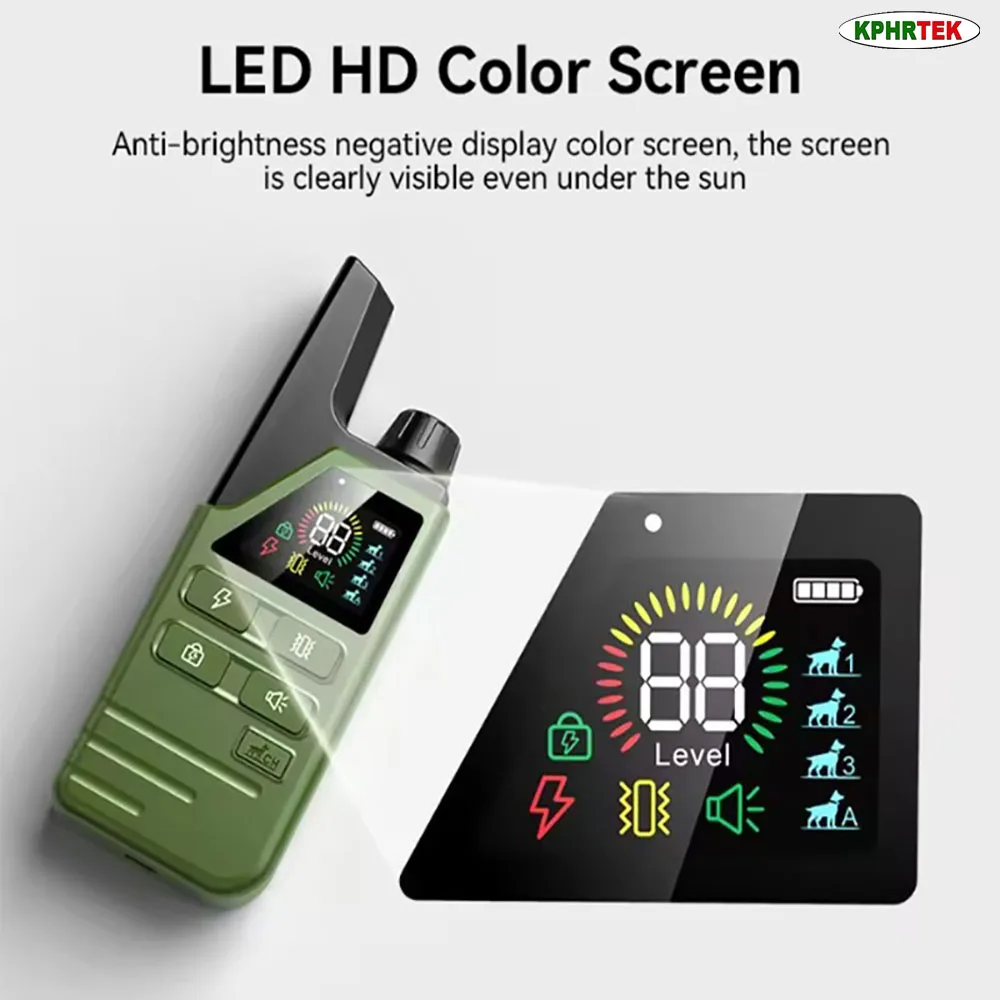 For 1 Dog D800 Remote Dog Trainer - 1300M Signal Range Multi-Dog Control - Safety Keypad Lock & Adjustable 99 Levels Training Co