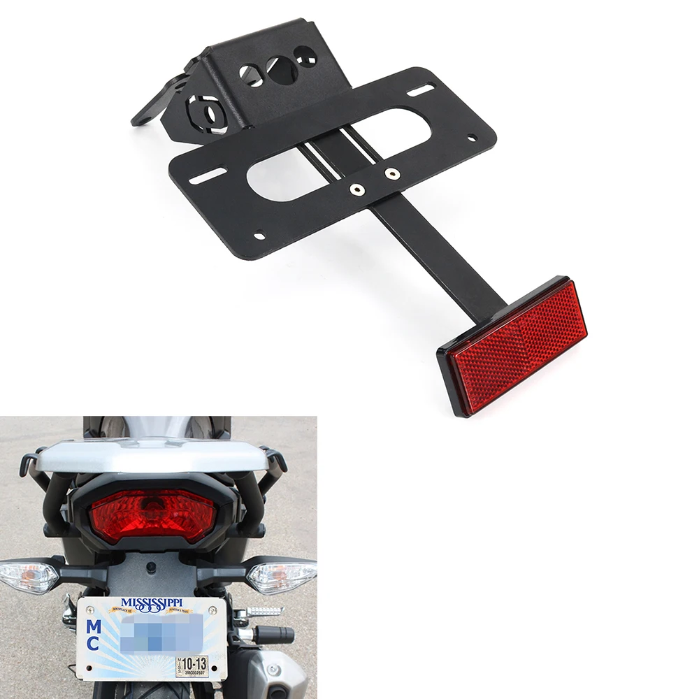 Tail Tidy Fender Eliminator Kit License Plate Holder For Kawasaki VERSYS-X300/250 2017 2018 2019 2020 2021 2022-2024 2025