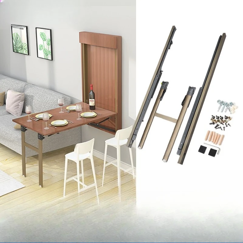 طاولة طعام منزلية متعددة الوظائف، طاولة حائط غير مرئية #1