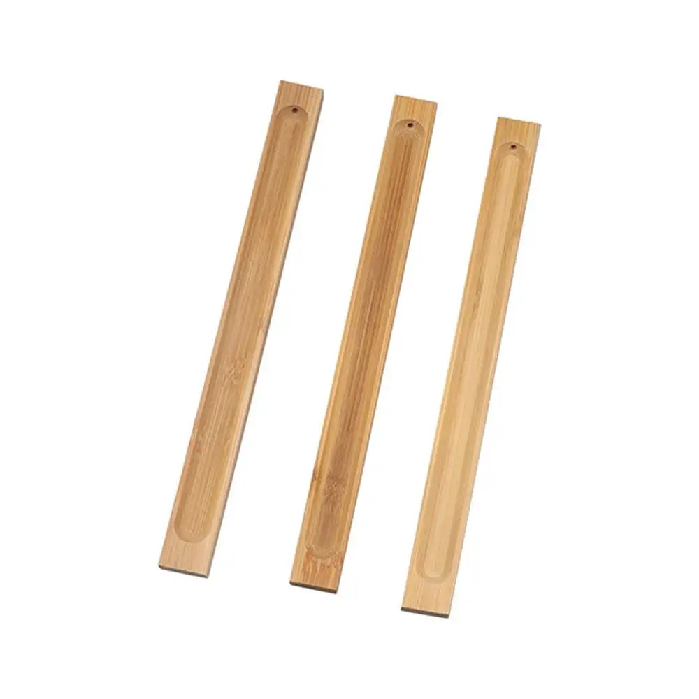 Bamboo Bamboo Board Incense Holder Eco-friendly Anti-Ash Flying Incense Stick Holder Natural Japanese Style Incense Ash Catcher