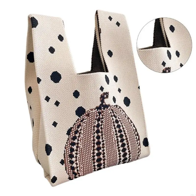 

2023 Large Capacity Wristlet Handbag Trendy Crochet Bag for Girl Women Versatile Knitted Bags Cellphone Bag 20CA