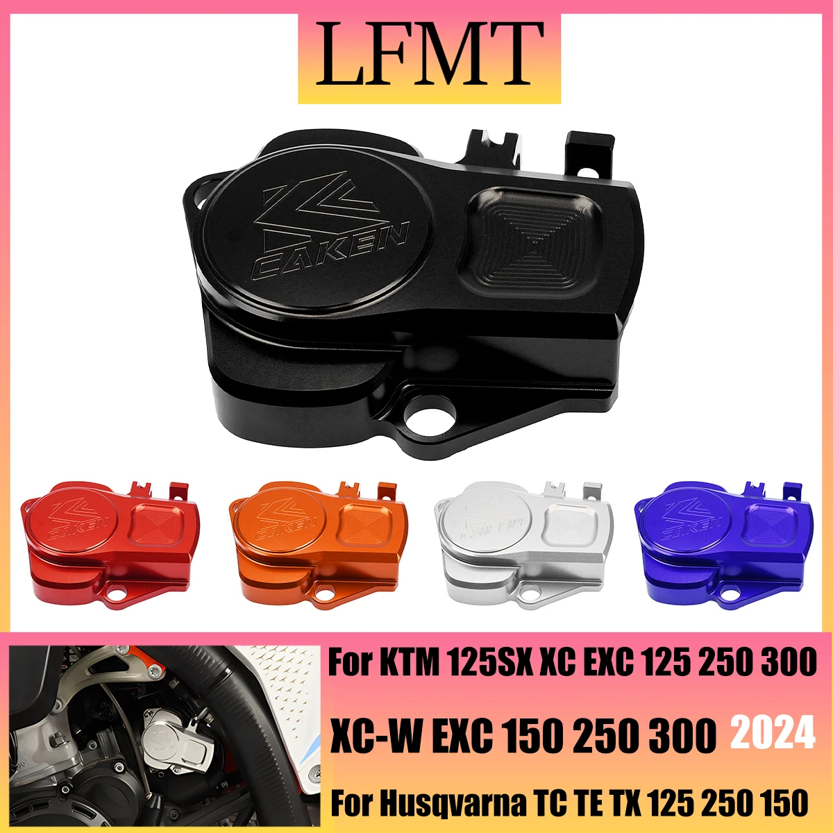 

2024 Motorcycle CNC Carburetor Solenoid Valve Protection Cover For KTM XCW EXC SX XC CKD HARDENDURO SIX DAYS 125 150 250 300