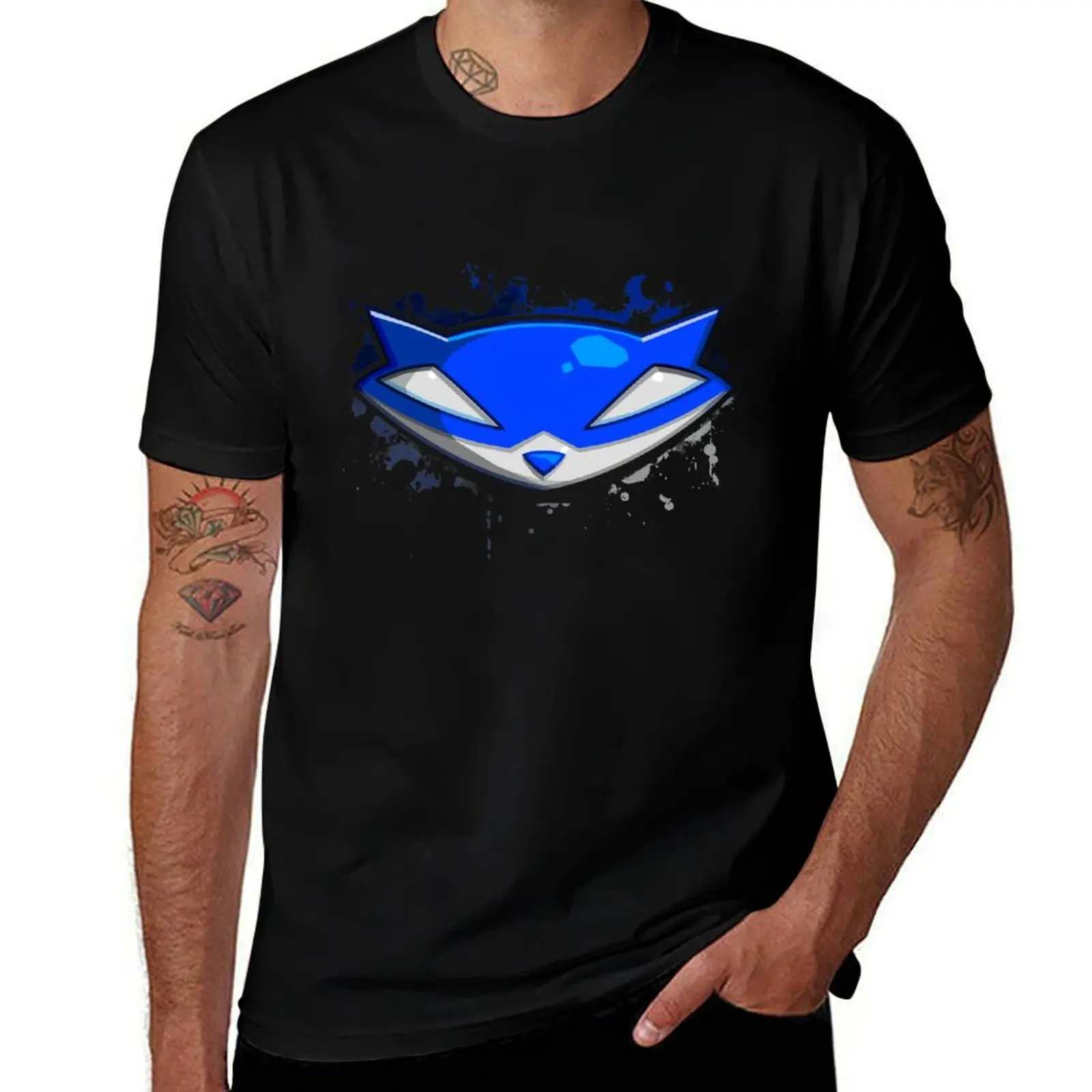 

Sly Cooper Logo T-Shirt man t shirts graphic cotton t shirts high quality