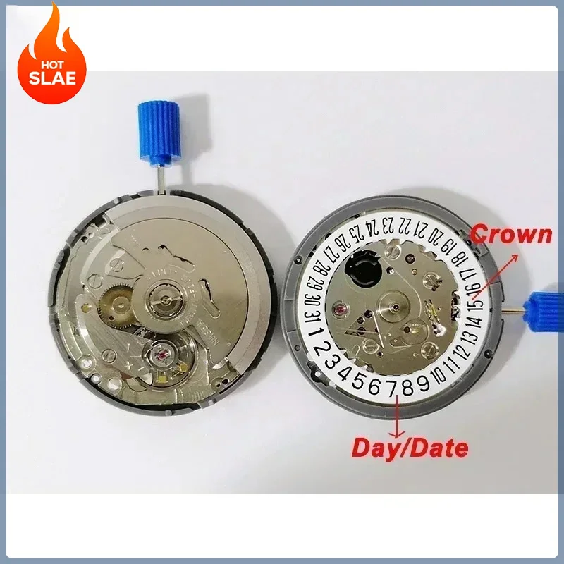 

Механизм NH35 премиум-класса NH35A с белым диском даты на 3/3.8/6 часах, 24 камня, автоматический, с автоподзаводом, высокая точность, замена механизма.